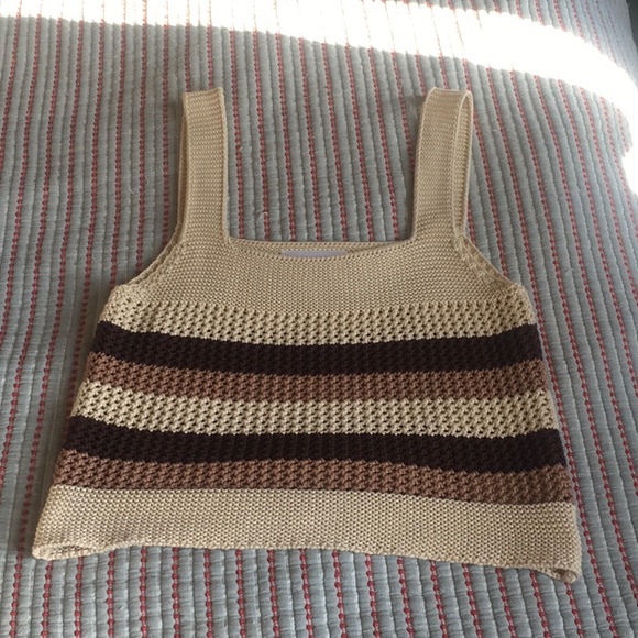Knit Rita Row cropped tank top - Picture 1 of 2